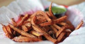 SilverDollarSweetPotato500x262 sweet potato fries