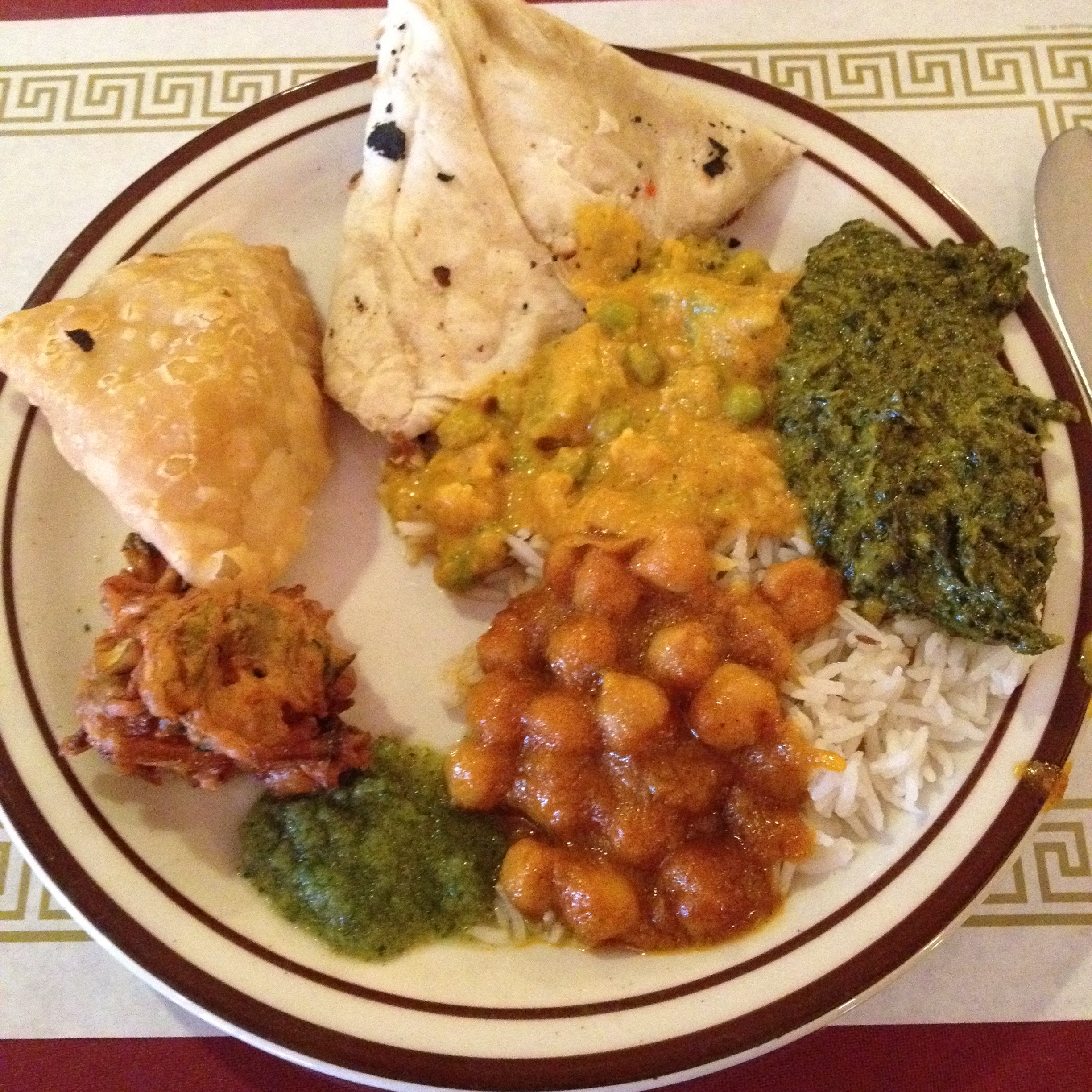 Learning and liking Indian food at Taj Palace