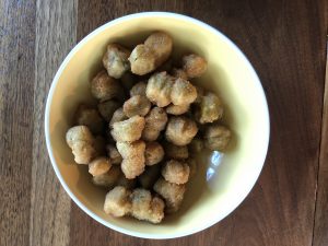Cornmeal breading provides crunch for Pollo's fried okra.