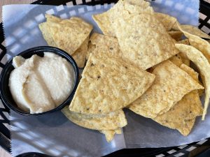 Tortilla chips appeared to be freshly fried. They were admirably crisp and popped with fresh masa corn flavor.