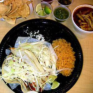 Fish tacos at Bazo's