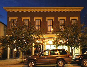 Bourbons Bistro at night