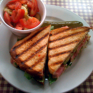 Napa Tuna Sandwich at Meridian Cafe