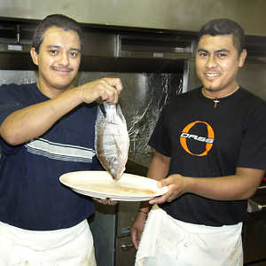Perla's chefs