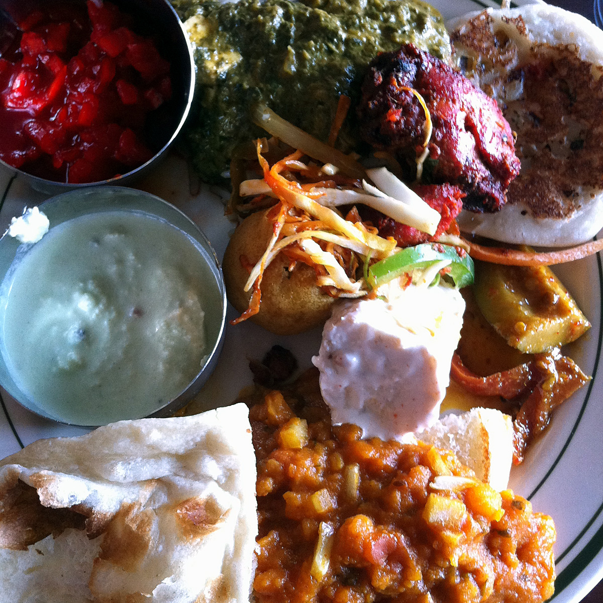 An array from Bombay Grill's buffet