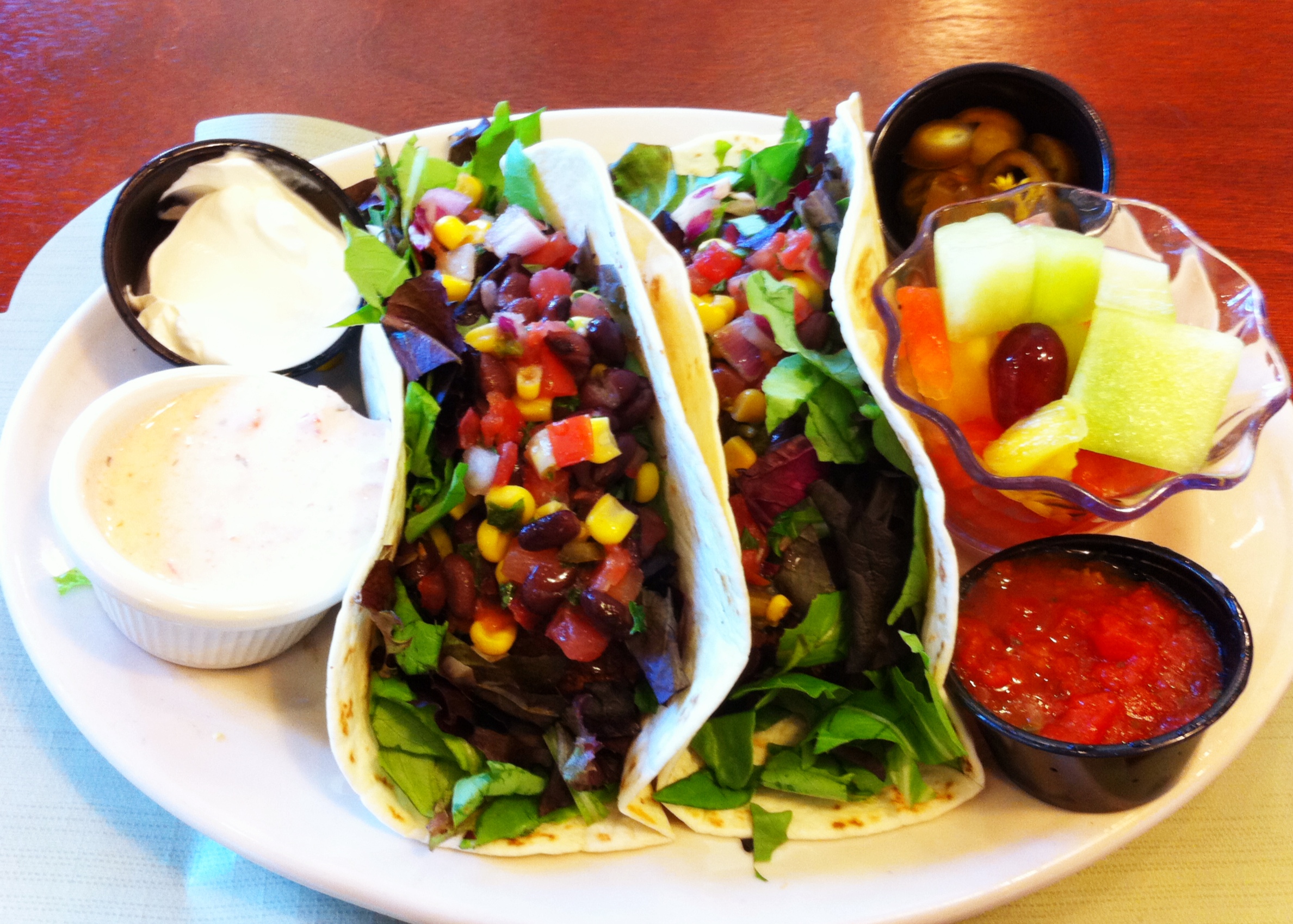 Breakfast for lunch, and vice-versa, at Verbena Cafe