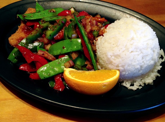 Crispy Sea Bass at Yang Kee Noodle