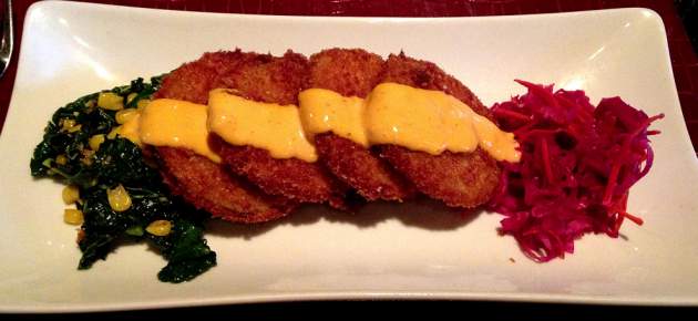 Fried green tomatoes at Marketplace