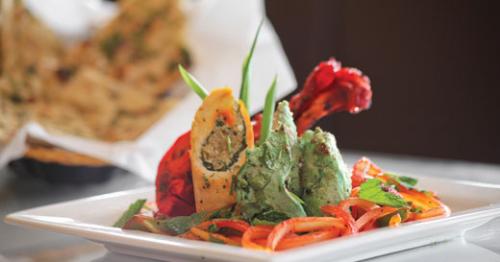 A full plate at Clay Oven Indian. LEO photo by Frankie Steele.