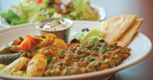 Lentil Tagine at Andalous. LEO photo by Frankie Steele