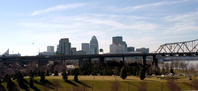 Downtown Louisville from the Big Four Bridge