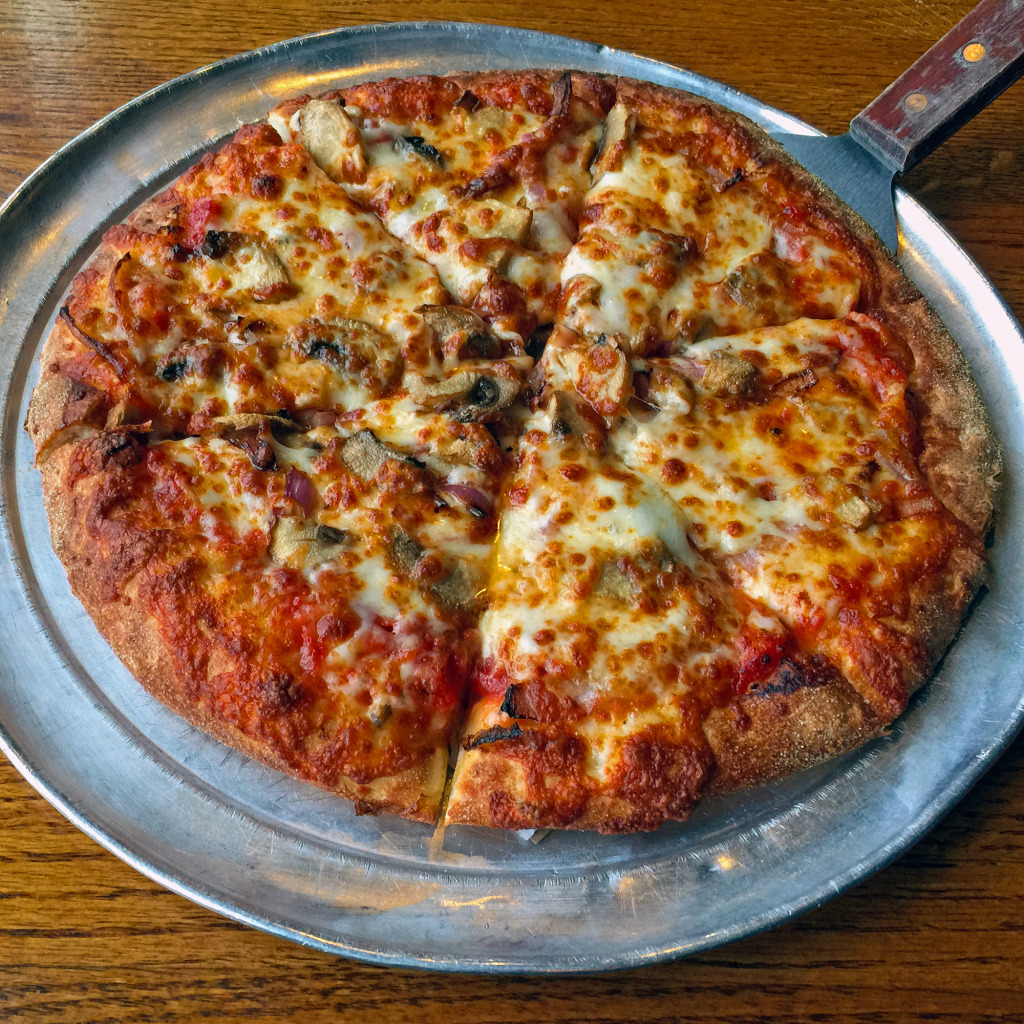 DiOrio's 10-inch mushroom and onion pie