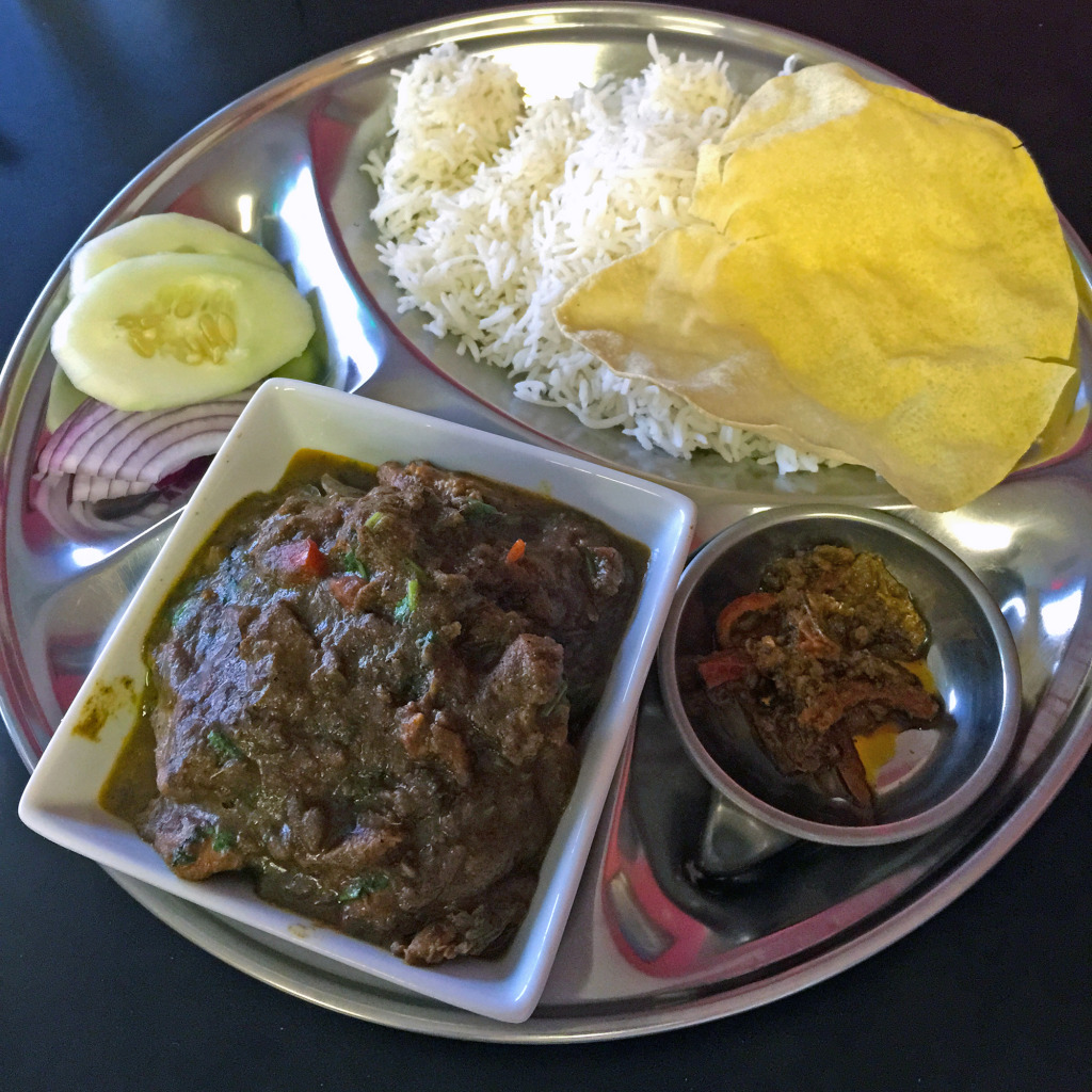 Chicken raasu ra bhat