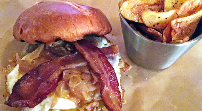 The steak-and-egg burger at Fontleroy's