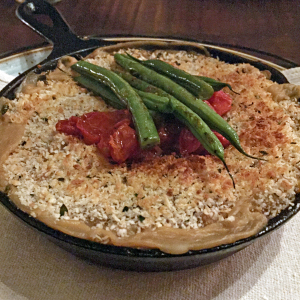 Vegetarian cassoulet at Le Moo.