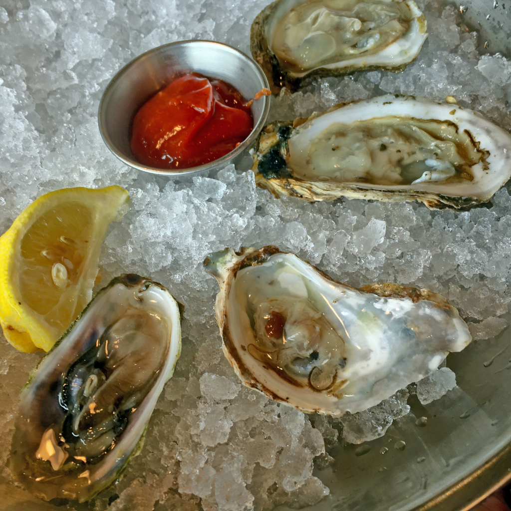 Oysters on the half shell at River House
