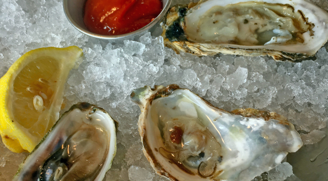 Oysters on the half shell at River House