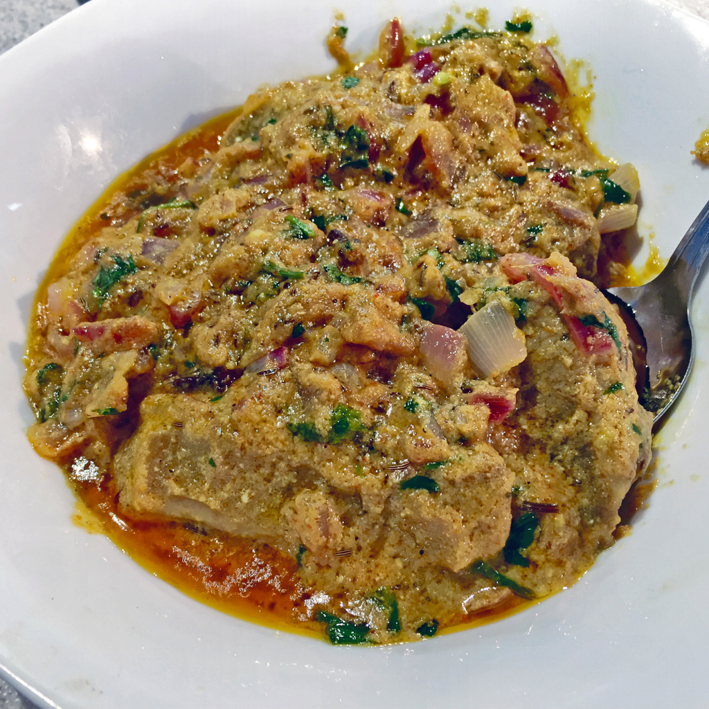 The halal goat khorma at Bawerchi is as good as we ever ate.