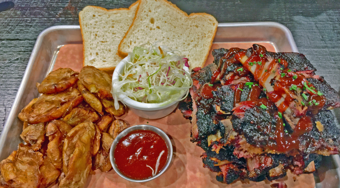 We try not to go all snob on Guy Fieri’s Smokehouse