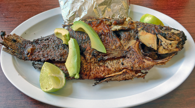 La Guanaquita’s pescado frito.