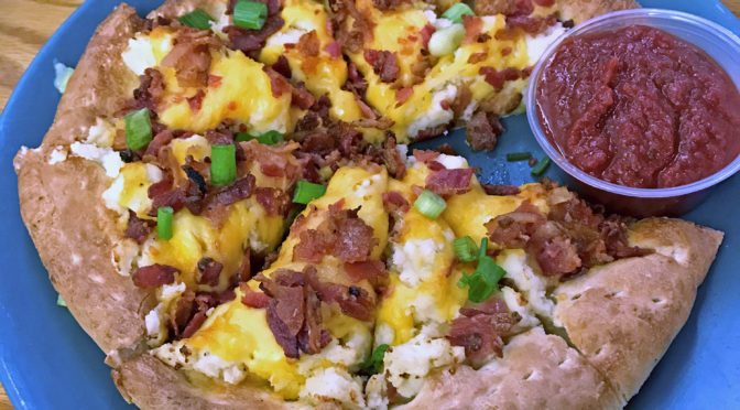 The mashed potato pie at Charlestown Pizza Company.