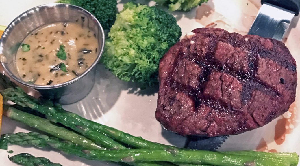 We relax with upscale comfort food at The Blackstone Grille