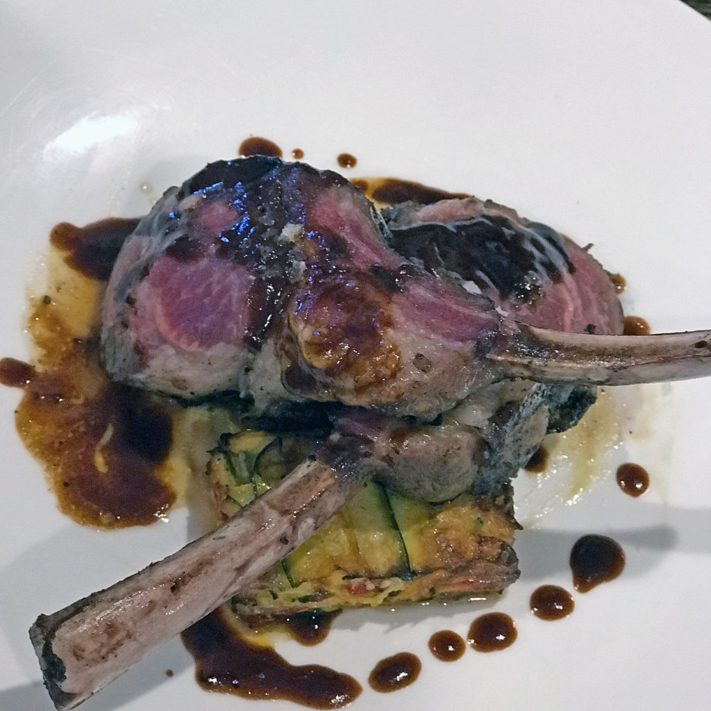Border Springs lamb chops and shank at Fork & Barrel.