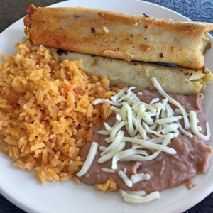 A tamales plate at Las Gorditas.
