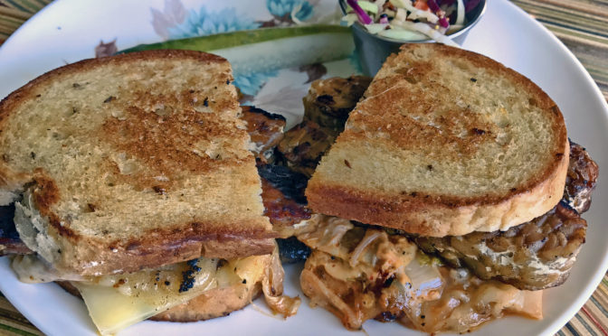 Kimchi melt sandwich at Lydia House.