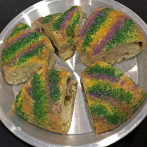 V-Grits’ vegan king cake.