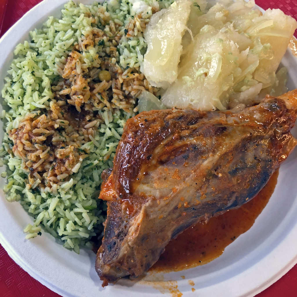 Mi Sueño Cuban Express’ roast lamb shank