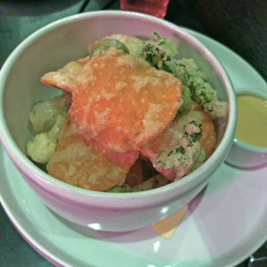 bar Vetti’s fritto misto, a classic Italian presentation of crisp-fried assorted veggies.