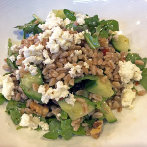 farro and arugula salad at Sarino