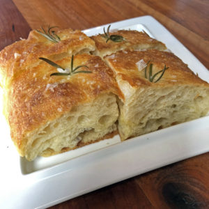 Rosemary focaccia at MozzaPi