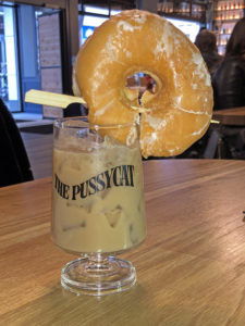 Whiskey Dry’s Coffee & Donut cocktail 