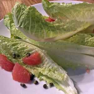 Whiskey Dry’s smoked romaine hearts salad.