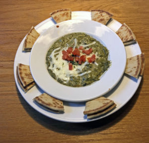 Kale-artichoke dip, a hearty appetizer at BBC.