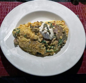 Honey-roasted butternut squash risotto at Marketplace.
