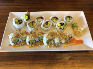 Makizushi rolls at Dragon King’s Daughter.