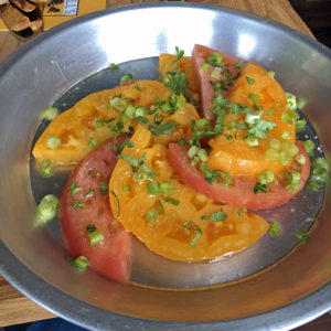 Pint’s and Union’s special heirloom tomato plate.