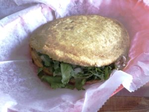 The fat gordita at El Mariachi is fried shatteringly crisp and filled with good things.
