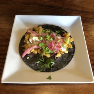 The bean-and-potato Dona Nena taco at La Catrina is named after co-owner Juan Segoviano’s late grandmother.