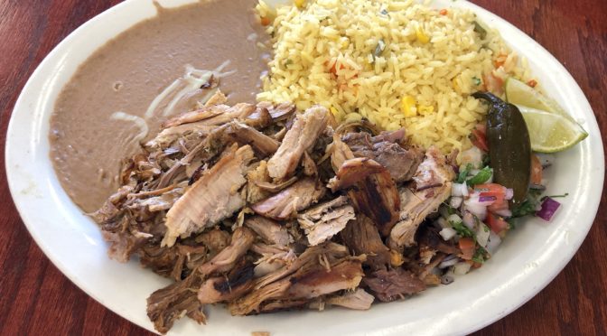 La Sierra Tarasca’s carnitas show off the style of Michoacán, where the iconic pork dish originated.