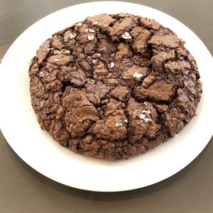 The chocolate cookie made with rye flour is big enough for two at at Wiltshire at the Speed.