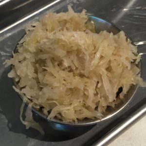 You can’t have a German meal without sauerkraut, and The Hall on Washington’s gets the job done.