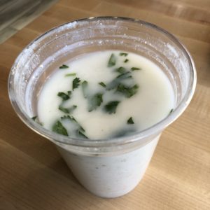 A salty lassi at Honest adds cumin and cilantro to yogurt to make a satisfying antidote to the heat of fiery spices.