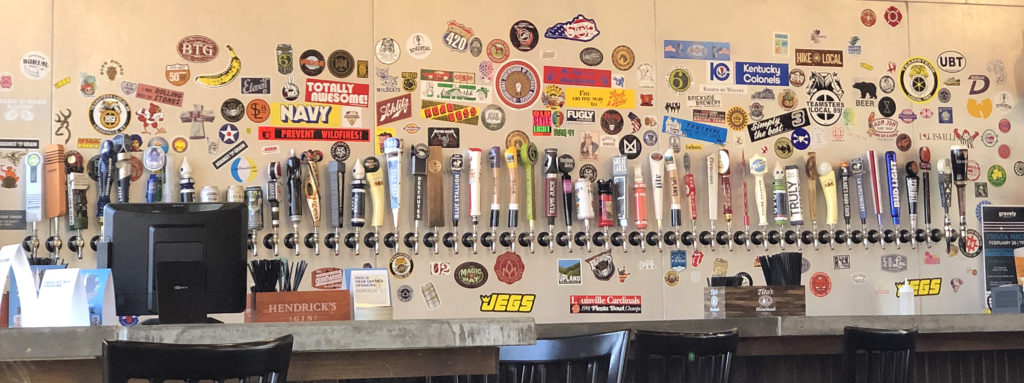 Union 15's well-stocked bar boasts about 50 draft beer taps.