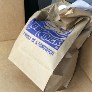 Success! Bag-O-Fish, in the car.