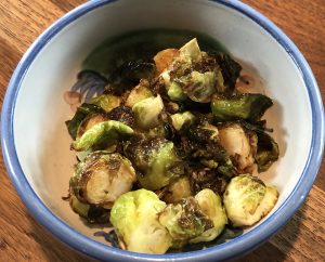 You won't leave your brussels sprouts at Gourmet Provisions. They're split, roasted, and sauced with a yummy balsamic blend. 