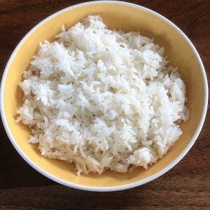 Even the steamed white rice at Thai Cafe is just right: Simple and perfect, tender yet firm, every grain separate.